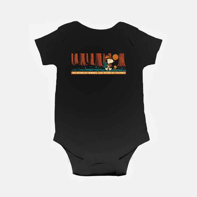 Leave Nothing But Footprints-Baby-Basic-Onesie-Popnotic