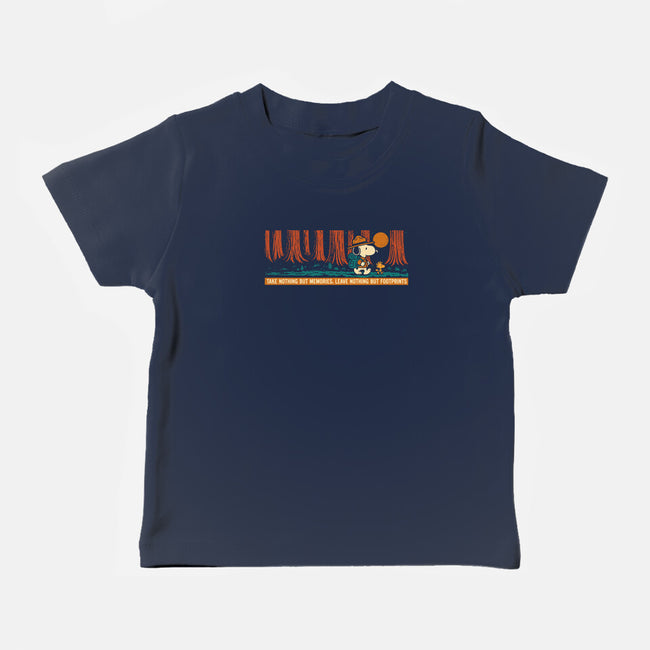 Leave Nothing But Footprints-Baby-Basic-Tee-Popnotic