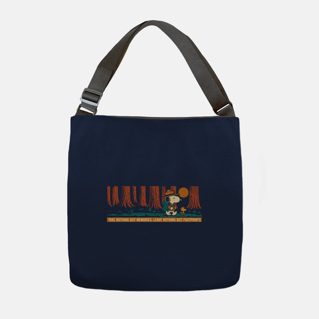 Leave Nothing But Footprints-None-Adjustable Tote-Bag-Popnotic