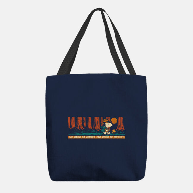 Leave Nothing But Footprints-None-Basic Tote-Bag-Popnotic