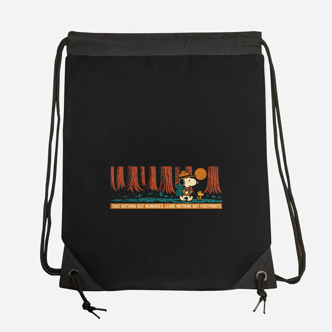 Leave Nothing But Footprints-None-Drawstring-Bag-Popnotic