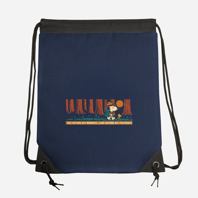 Leave Nothing But Footprints-None-Drawstring-Bag-Popnotic