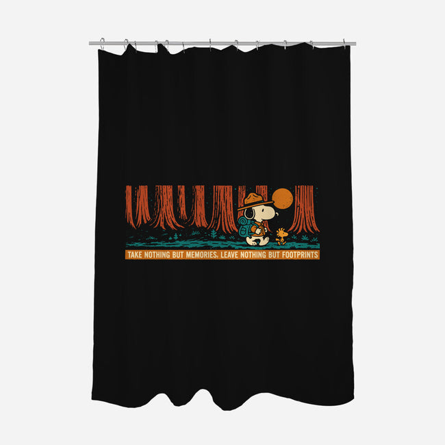 Leave Nothing But Footprints-None-Polyester-Shower Curtain-Popnotic