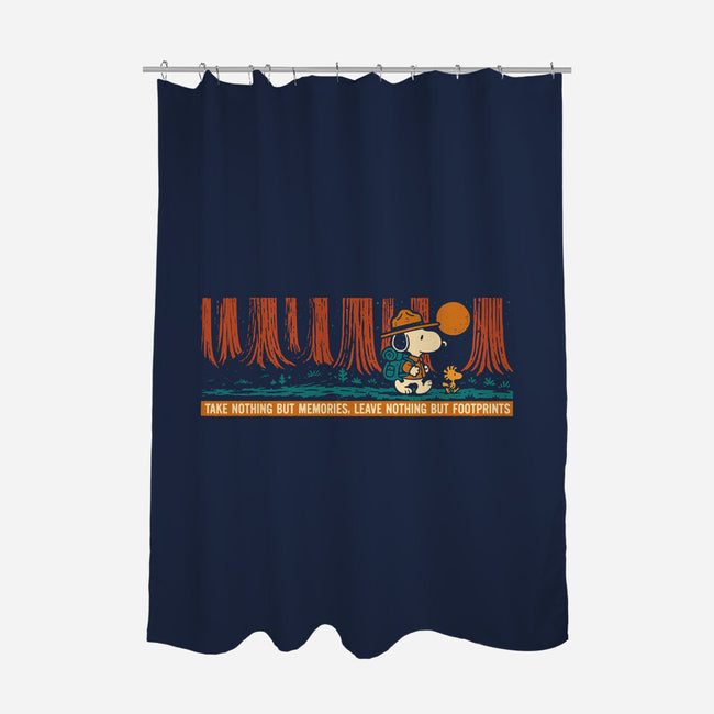 Leave Nothing But Footprints-None-Polyester-Shower Curtain-Popnotic