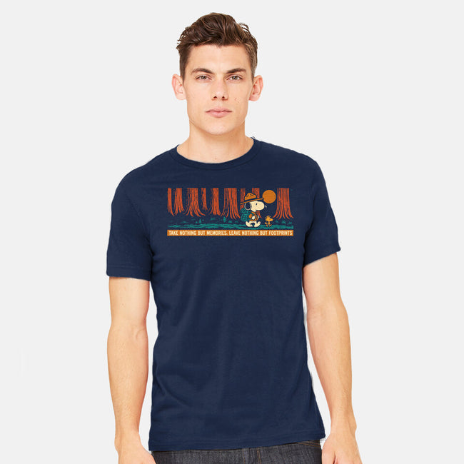 Leave Nothing But Footprints-Mens-Heavyweight-Tee-Popnotic