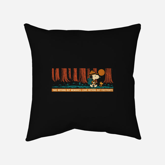 Leave Nothing But Footprints-None-Removable Cover w Insert-Throw Pillow-Popnotic