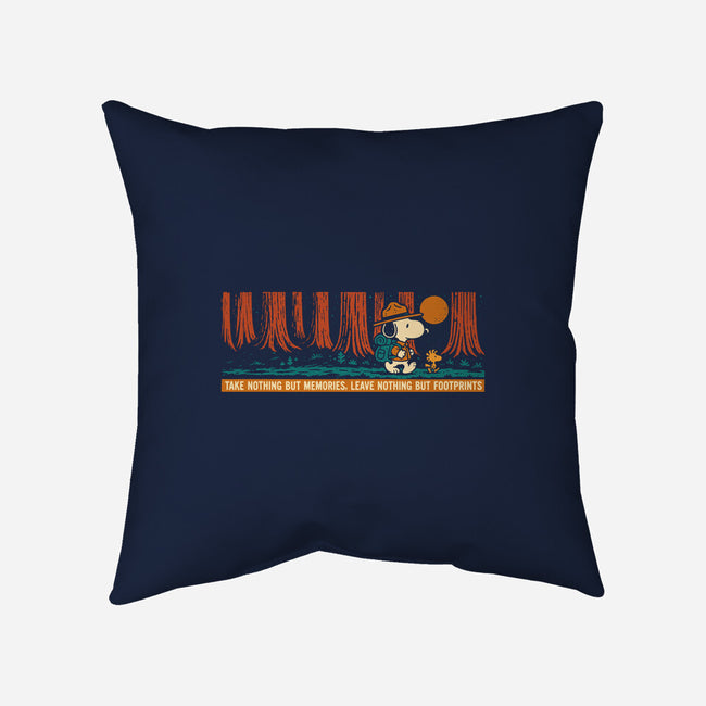 Leave Nothing But Footprints-None-Removable Cover w Insert-Throw Pillow-Popnotic