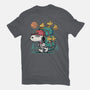 Beagle Hike-Womens-Basic-Tee-Popnotic