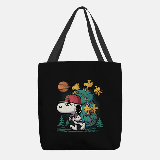 Beagle Hike-None-Basic Tote-Bag-Popnotic