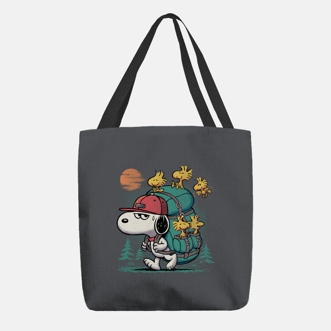 Beagle Hike-None-Basic Tote-Bag-Popnotic
