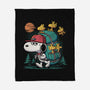 Beagle Hike-None-Fleece-Blanket-Popnotic
