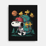 Beagle Hike-None-Stretched-Canvas-Popnotic