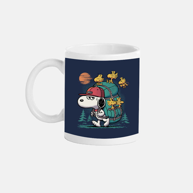 Beagle Hike-None-Mug-Drinkware-Popnotic