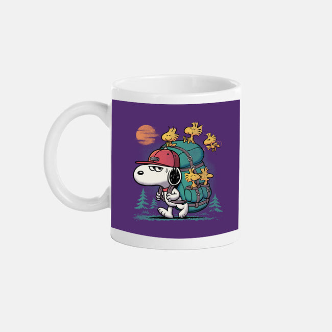 Beagle Hike-None-Mug-Drinkware-Popnotic