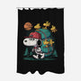 Beagle Hike-None-Polyester-Shower Curtain-Popnotic