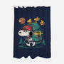 Beagle Hike-None-Polyester-Shower Curtain-Popnotic