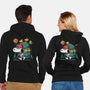 Beagle Hike-Unisex-Zip-Up-Sweatshirt-Popnotic