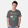 Beagle Hike-Mens-Basic-Tee-Popnotic