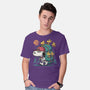 Beagle Hike-Mens-Basic-Tee-Popnotic
