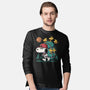 Beagle Hike-Mens-Long Sleeved-Tee-Popnotic