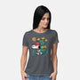 Beagle Hike-Womens-Basic-Tee-Popnotic