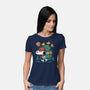 Beagle Hike-Womens-Basic-Tee-Popnotic