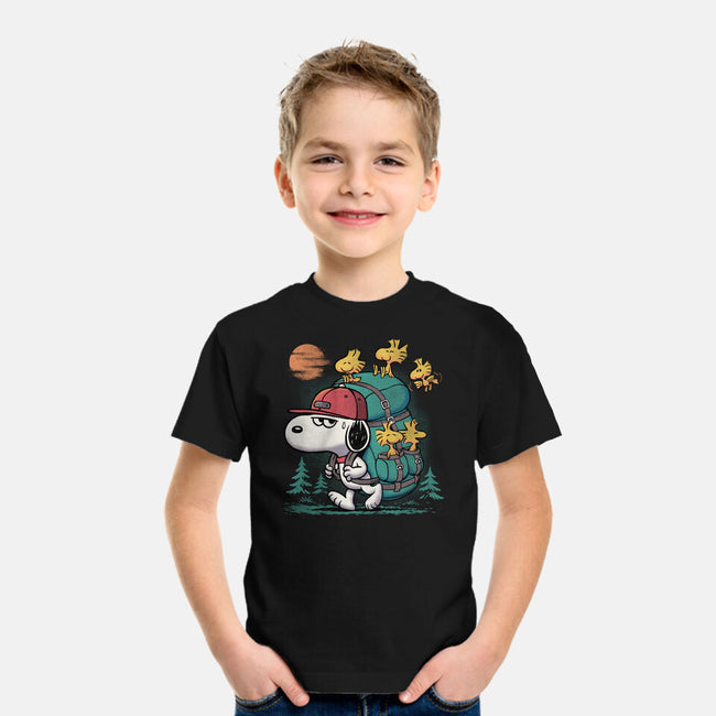 Beagle Hike-Youth-Basic-Tee-Popnotic