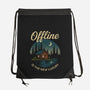 Offline Is The New Luxury-None-Drawstring-Bag-Popnotic