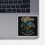 Offline Is The New Luxury-None-Glossy-Sticker-Popnotic