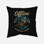 Offline Is The New Luxury-None-Removable Cover w Insert-Throw Pillow-Popnotic