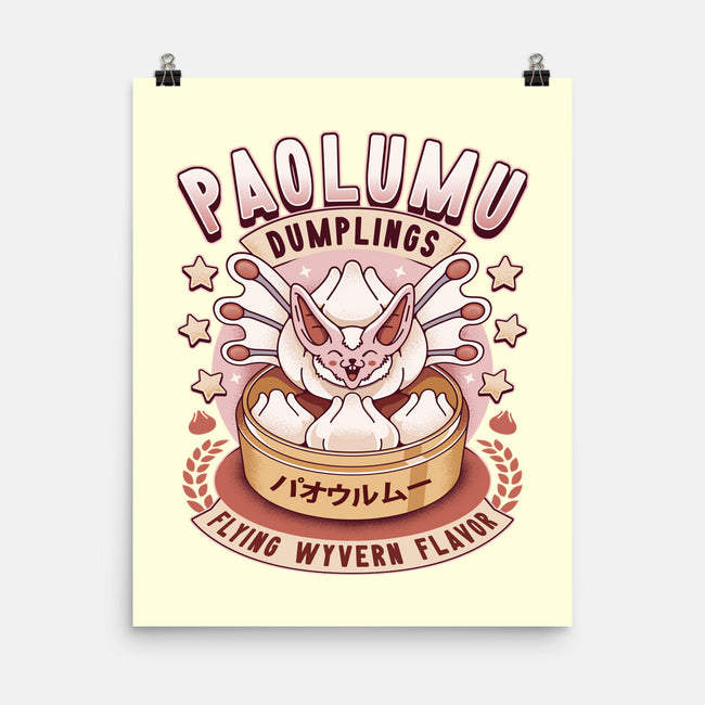 Paolumu Dumplings Vintage-None-Matte-Poster-LAGELANTEE