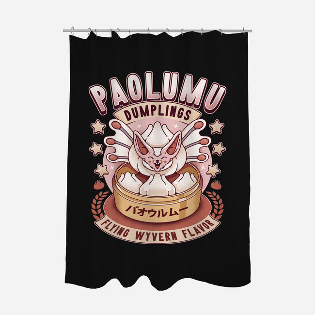 Paolumu Dumplings Vintage-None-Polyester-Shower Curtain-LAGELANTEE