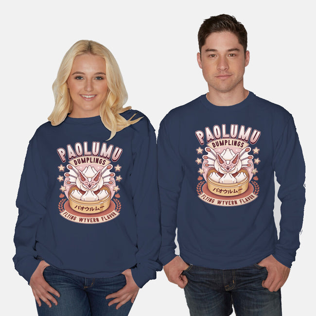 Paolumu Dumplings Vintage-Unisex-Crew Neck-Sweatshirt-LAGELANTEE