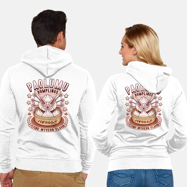 Paolumu Dumplings Vintage-Unisex-Zip-Up-Sweatshirt-LAGELANTEE