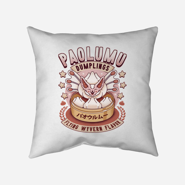Paolumu Dumplings Vintage-None-Removable Cover w Insert-Throw Pillow-LAGELANTEE