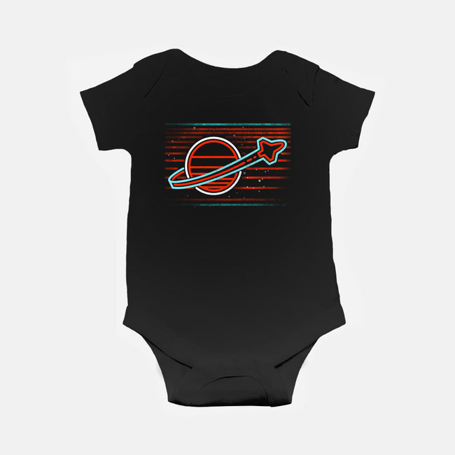Retro Space Launch-Baby-Basic-Onesie-rocketman_art