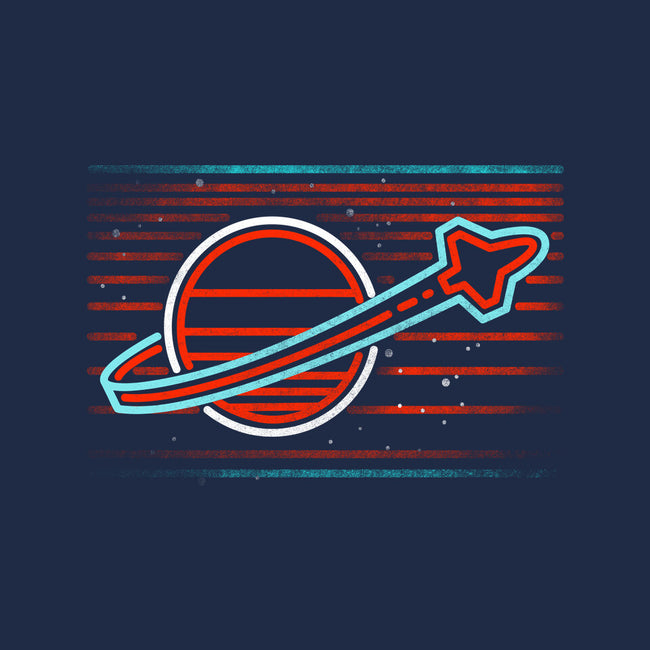 Retro Space Launch-Womens-Fitted-Tee-rocketman_art