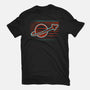 Retro Space Launch-Mens-Basic-Tee-rocketman_art