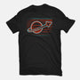 Retro Space Launch-Womens-Fitted-Tee-rocketman_art