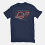 Retro Space Launch-Womens-Fitted-Tee-rocketman_art