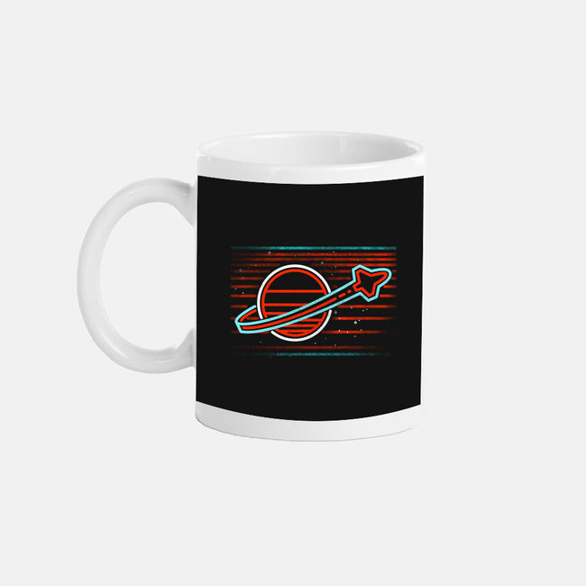 Retro Space Launch-None-Mug-Drinkware-rocketman_art