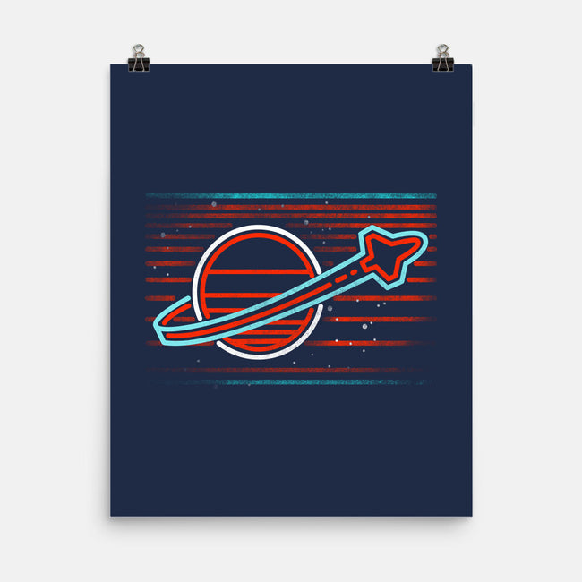 Retro Space Launch-None-Matte-Poster-rocketman_art