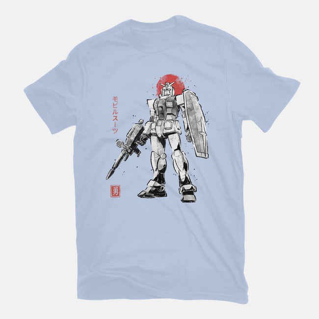 Mobile Suit Sumi-E-Mens-Premium-Tee-Astrobot Invention