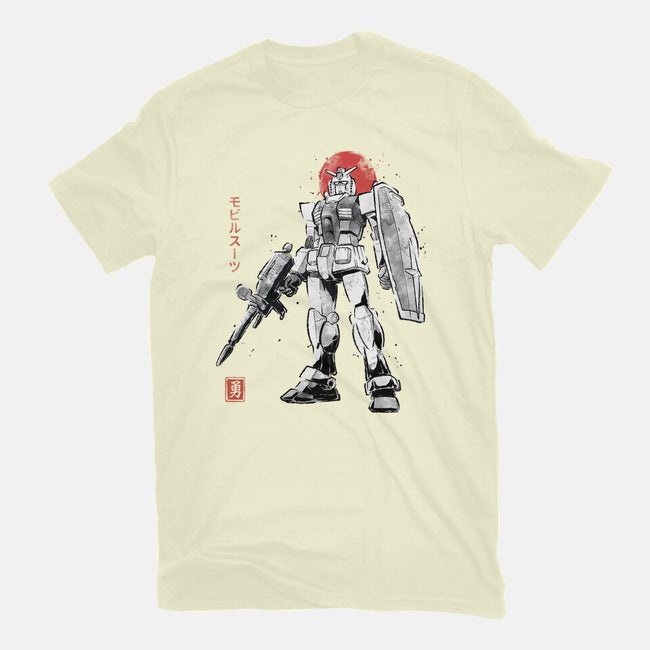 Mobile Suit Sumi-E-Mens-Premium-Tee-Astrobot Invention