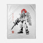 Mobile Suit Sumi-E-None-Fleece-Blanket-Astrobot Invention