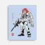 Mobile Suit Sumi-E-None-Stretched-Canvas-Astrobot Invention