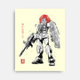 Mobile Suit Sumi-E-None-Stretched-Canvas-Astrobot Invention