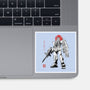 Mobile Suit Sumi-E-None-Glossy-Sticker-Astrobot Invention
