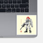 Mobile Suit Sumi-E-None-Glossy-Sticker-Astrobot Invention