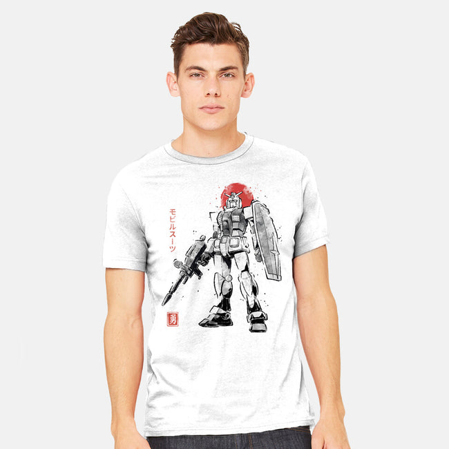 Mobile Suit Sumi-E-Mens-Heavyweight-Tee-Astrobot Invention
